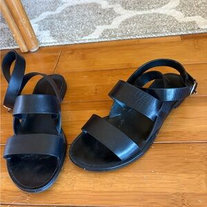 Banana Republic Black Wedge Heel Sandal
